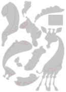 Picture of Sizzix Thinlits Dies By Tim Holtz Gertrude, Colorize