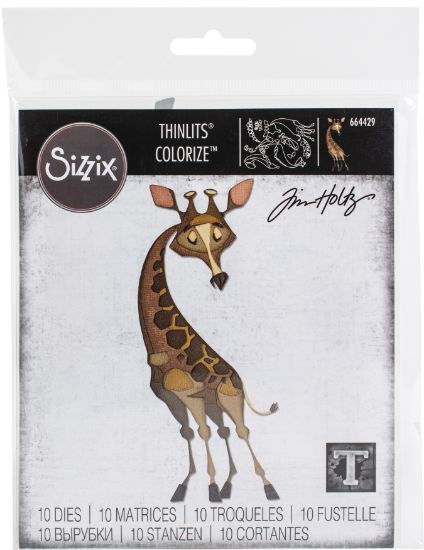 Picture of Sizzix Thinlits Dies By Tim Holtz Gertrude, Colorize
