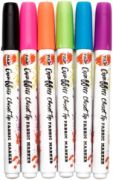 Picture of Tulip Graffiti Fabric Markers 6/Pkg Neon - Chisel Tip