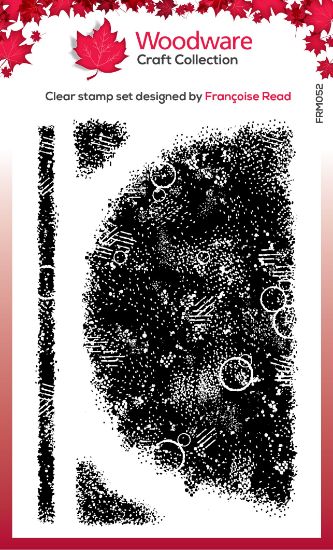 Picture of Woodware Clear Stamp 3"X4"-Singles Semi Circle Texture Background