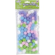 Picture of Pom-Poms .75" 100/Pkg Pastel
