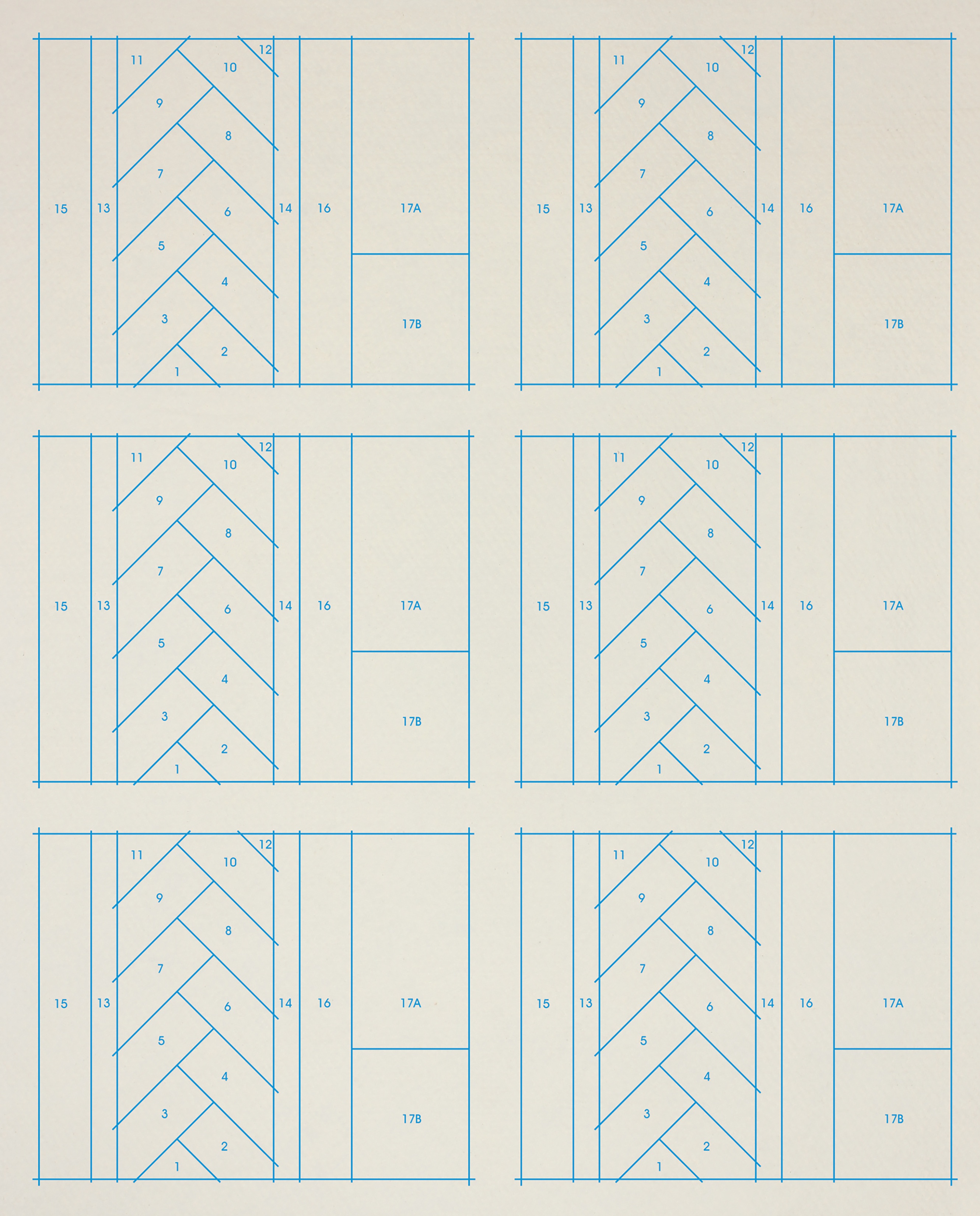 June Tailor Quilt As You Go Placemat 6/Pkg Venice