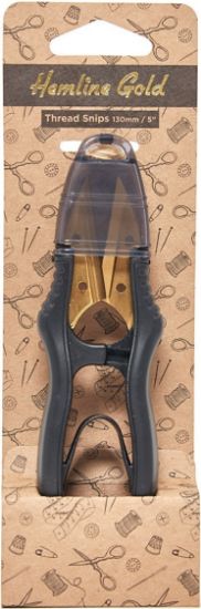Picture of Tacony Hemline Gold Thread Snips 5" Black/Gold