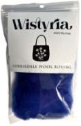 Picture of Wool Roving 12" .22oz Blue
