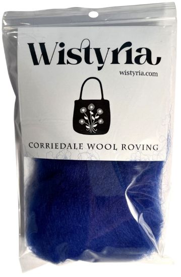 Picture of Wool Roving 12" .22oz Blue