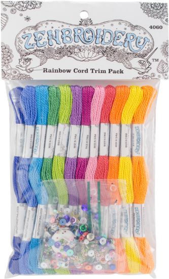 Picture of Zenbroidery Stitching Trim Pack Rainbow