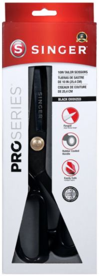 Picture of Singer ProSeries Forged Tailor Scissors 10" Black