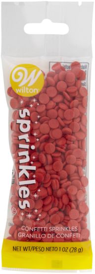 Picture of Sprinkles 1oz Red Confetti