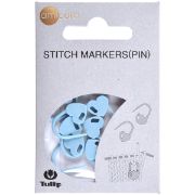 Picture of Tulip Stitch Markers 7/Pkg Heart/Blue
