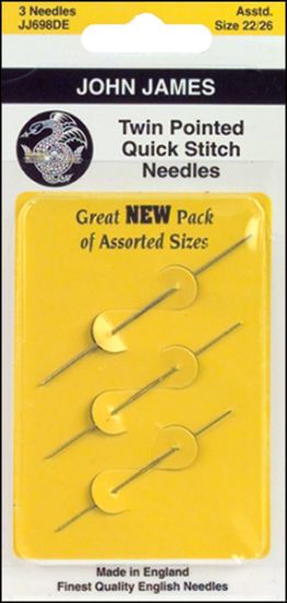Picture of Twin Pointed Quick Stitch Tapestry Hand Needles Size 28 3/Pkg
