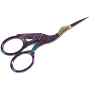 Picture of Stork Scissors 3.5" Stained Glass