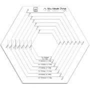 Picture of You Hexie Thing Ruler  