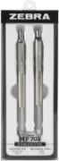 Picture of Zebra M/F 701 Stainless Steel Pen & Pencil Gift Set 2/Pkg Pen 0.8mm & Mechanical Pencil 0.7mm