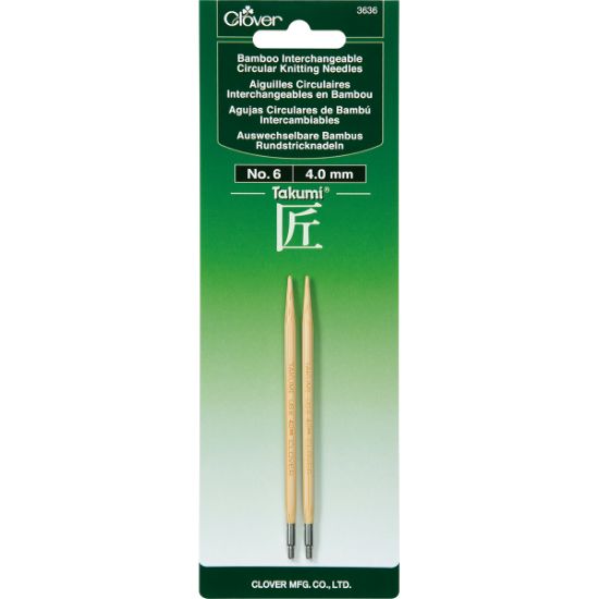 Picture of Takumi Bamboo Interchangeable Circular Knitting Needles Size 6/4mm
