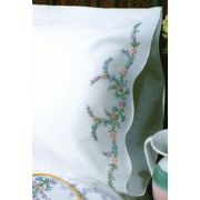 Picture of Stamped Pillowcase Pair For Embroidery 20"X30" Reflections