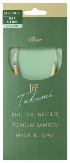 Picture of TAKUMI Pro Circular Knitting Needles 24"-US 9 / 5.5 mm
