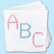 Picture of Stamped Cloth Nursery Books 8"X8" 12 Pages ABC