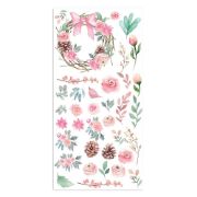 Picture of Stamperia Collectables Single-Sided Paper 6"X12" 10/Pkg-Christmas Rose, 10 Designs/1 Each