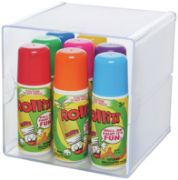 Picture of Stackable Open Cube Storage Organizer 6"X6"X6" Clear