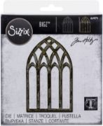 Picture of Sizzix Bigz Die By Tim Holtz Cathedral Window