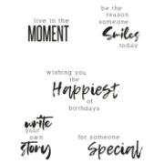 Picture of Sizzix Clear Stamps By Pete Hughes-Sunnyside Sentiments #2