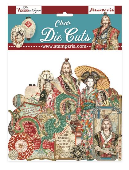 Picture of Stamperia Clear Die-Cuts-Sir Vagabond In Japan Color
