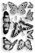 Picture of Stampendous Perfectly Clear Stamps 4"X6" Butterflies