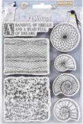 Picture of Stamperia Cling Rubber Stamp 5.5"X7" Shells, Arctic Antarctic