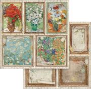 Picture of Stamperia Double-Sided Paper Pad 8"X8" 10/Pkg Atelier Des Arts, 10 Designs/1 Each
