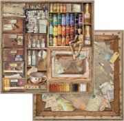 Picture of Stamperia Double-Sided Paper Pad 8"X8" 10/Pkg Atelier Des Arts, 10 Designs/1 Each