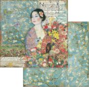Picture of Stamperia Double-Sided Paper Pad 8"X8" 10/Pkg Atelier Des Arts, 10 Designs/1 Each