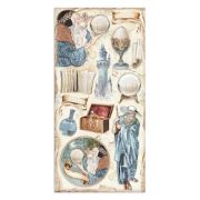 Picture of Stamperia Collectables Double-Sided Paper 6"X12" 10/Pkg-Vintage Library