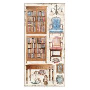 Picture of Stamperia Collectables Double-Sided Paper 6"X12" 10/Pkg-Vintage Library