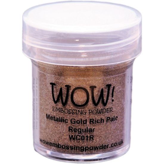Picture of WOW! Embossing Powder 15ml Gold Rich Pale