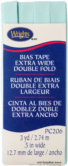 Picture of Wrights Double Fold Bias Tape 1/2"X3yd Cool Cucumber