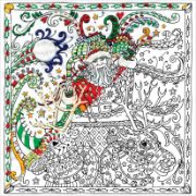 Picture of Zenbroidery Stamped Embroidery 10"X10" Christmas Santa