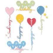 Picture of Sizzix Thinlits Dies By Olivia Rose 11/Pkg-Balloon Occasions