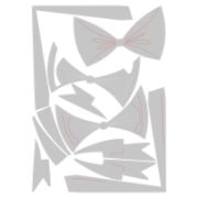 Picture of Sizzix Thinlits Dies By Tim Holtz 11/Pkg-Bowtied Colorize