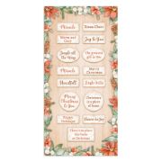 Picture of Stamperia Collectables Double-Sided Paper 6"X12" 10/Pkg - Oh-All Around Christmas