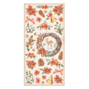Picture of Stamperia Collectables Double-Sided Paper 6"X12" 10/Pkg - Oh-All Around Christmas