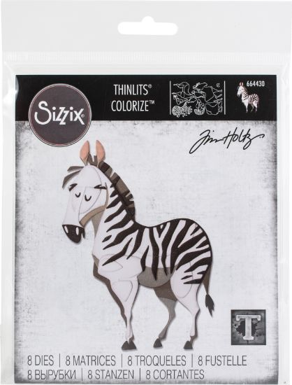 Picture of Sizzix Thinlits Dies By Tim Holtz Agnes, Colorize