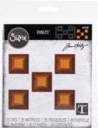 Picture of Sizzix Thinlits Dies By Tim Holtz Stacked Squares
