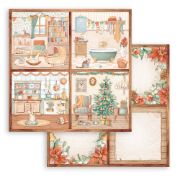 Picture of Stamperia Double-Sided Paper Pad 12"X12" 10/Pkg-All Around Christmas