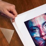 Picture of Polypropylene Photo Mounting Corners 100/Pkg Clear 3"