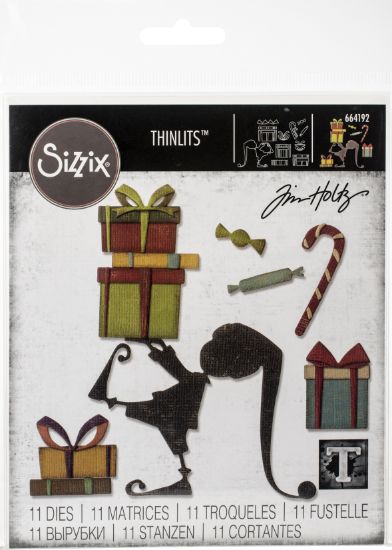 Picture of Sizzix Thinlits Dies By Tim Holtz Santa's Helper