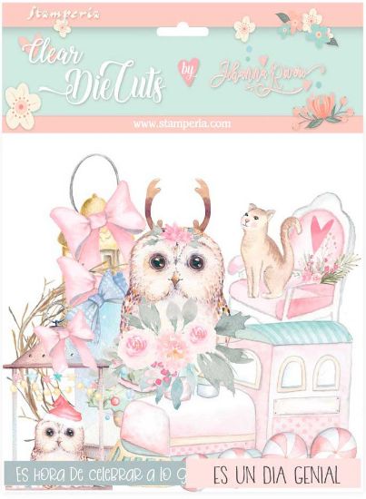 Picture of Stamperia Clear Die-Cuts-Christmas Rose