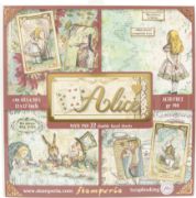 Picture of Stamperia Single-Sided Paper Pad 12"X12" 22/Pkg Alice, 22 Designs/1 Each
