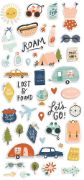 Picture of Safe Travels Puffy Stickers 45/Pkg  