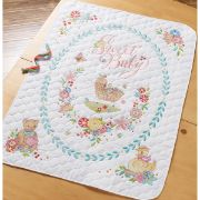 Picture of Sweet Baby Crib Cover Stamped Cross Stitch Kit 34"X43"