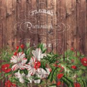 Picture of Simple Vintage Christmas Lodge Dbl-Sided Cardstock 12"X12"-Christmas Wishes